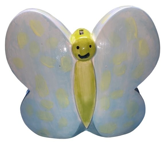 Ceramic Butterfly‎ Piggy Bank - Picture 1 of 6
